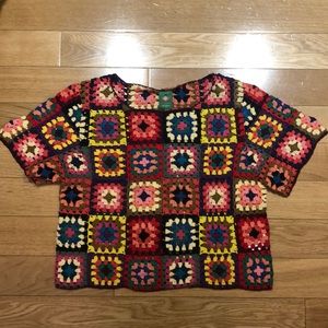 FARM RIO x Anthropologie crochet top